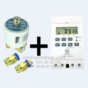 Bộ hẹn giờ máy phun sương 220V phi 13